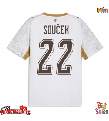 Czech Republic Tomas Soucek #22 Replica Away Stadium Shirt World Cup 2026 Short Sleeve